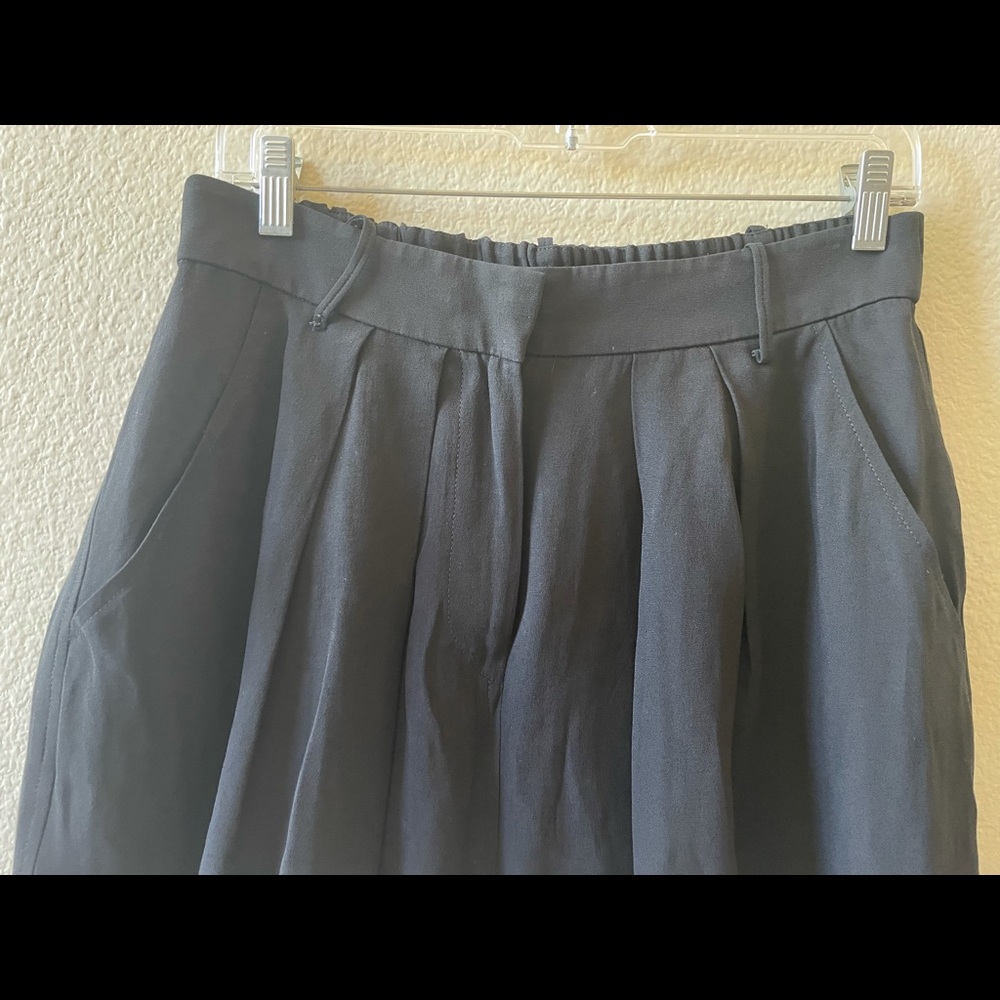 Isabel Marant Solid Black Mini Skirt/ Size 38 - image 8